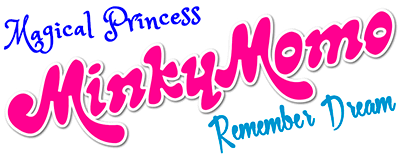 Mahou no Princess Minky Momo logo for Famicom